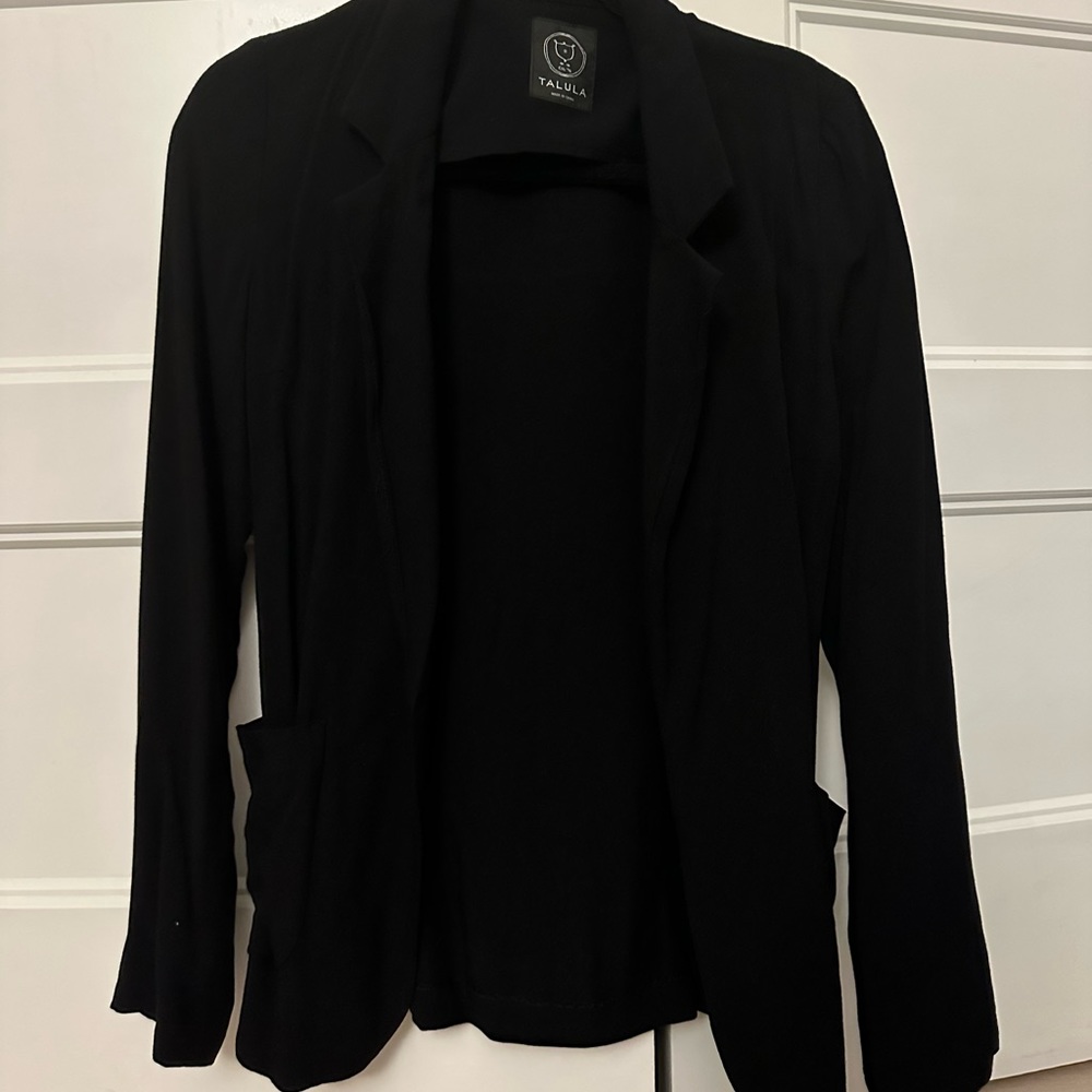 Talula black blazer from Aritzia